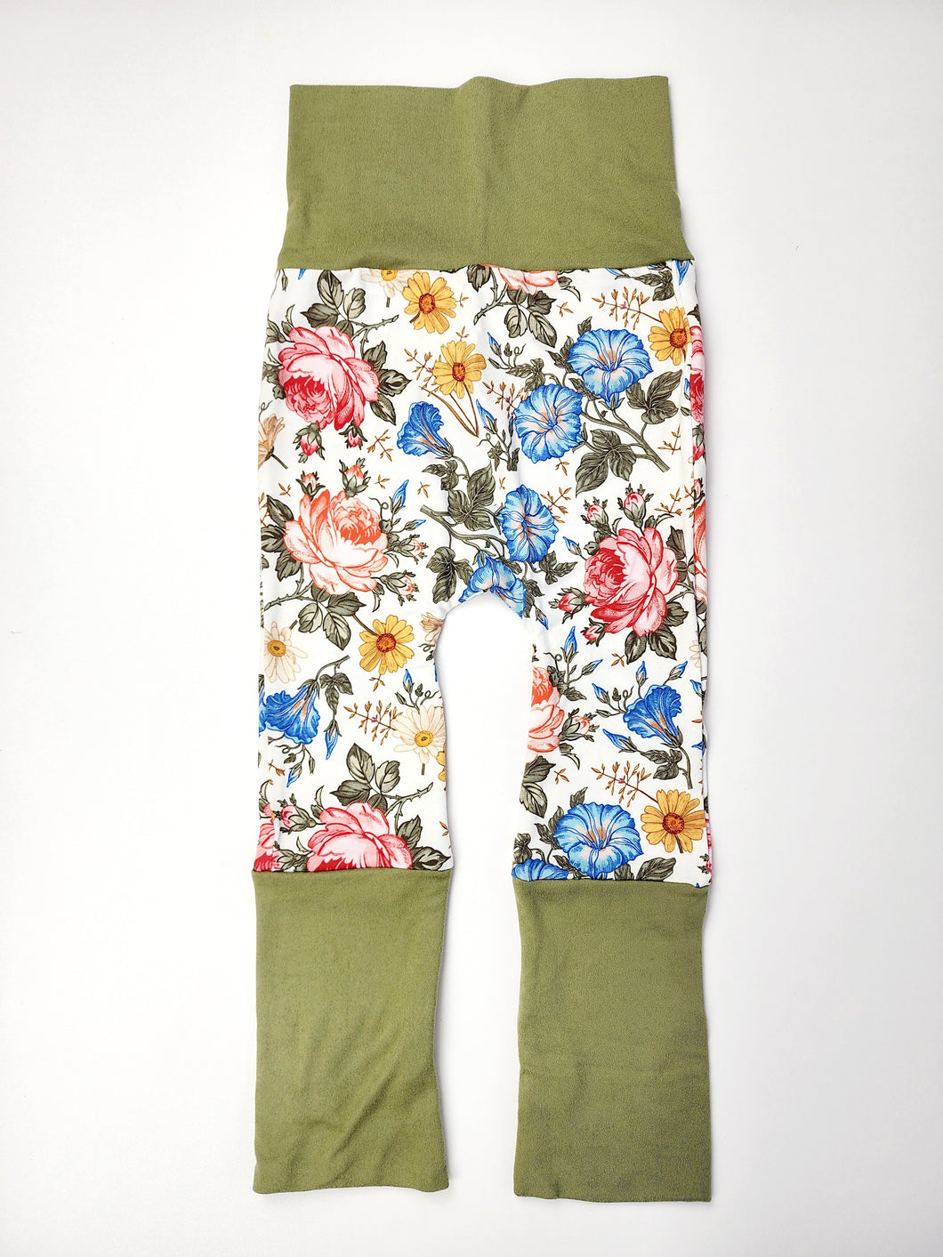 Pantalon évolutif fleurs